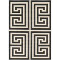 thumbnail image 1 of Unique Loom Tapis Design Athens 7' x 10' Rectangulaire Noir/beige, 1 of 2