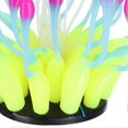 thumbnail image 2 of Corail artificiel en silicone, simulation de plante aquatique, décoration d'aquarium, ornement jaune, 2 of 4