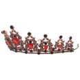 thumbnail image 2 of Milisten 1 Pce Couronne Vintage Grande Luxe Classique Diadème pour Cheveux pour Femme (Rouge), 2 of 6