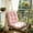Pink, variant on Polyester Seat Cushion with Back Support, Chair Pad Combo for Office Desk Home, 16.9x16.9x15.8 Inch Padded Cushion for All Day Sitting Comfort, Green