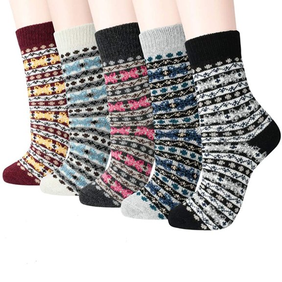 Dyfzdhu Fashion Strip Women Socks Stockings Street Cotton Print Middle Girls Socks
