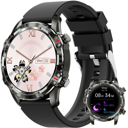 VOPOCO Smart Watch for Women Men (Call Receive/Dial), 1.32" Touch Screen Fitness Tracker Watch with Sleep Monitor Activity Tracker Sport Smartwatch for Android iOS