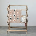 thumbnail image 4 of Creative Co-Op Boho Cotton Tufted Bath Mat with Circle Pattern and Tassels, Multicolor, 4 of 6
