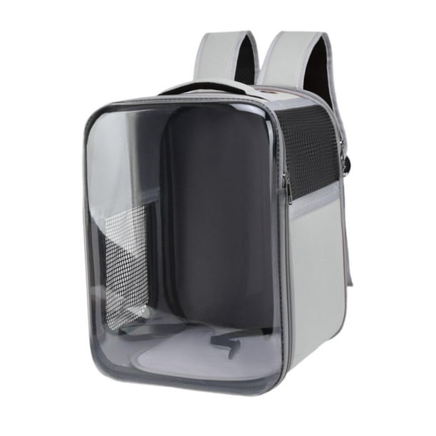 Mochila Transportadora Jinwen para Gatos y Perros Gris 40 x 28 x 28 cm