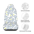 thumbnail image 4 of Wukai Tennis Rackets And Balls Full Set Car Seat Covers with Soft Padding Universal Auto Front Seats Protector and Cushion Mat, 4 of 5