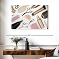 thumbnail image 3 of Elephant Stock Hair Stylist Life Wall Art - Horizontal Canvas Wall Art - Hallway Wall Decor - Fashion And Beauty Canvas - Black And Pink Decor - 39" x 26", 3 of 8
