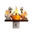 thumbnail image 4 of Ghost Campfire Flickering Night Light, 3.9in 3D Small Electric Faux Campfire Night Light,Ghosts Campfire Flicker Flame Nightlight, LED Campfire Night Lights Halloween Decor, 4 of 4
