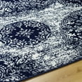 thumbnail image 6 of Hauteloom Nubia Living Room, Bedroom Area Rug - Farmhouse - Navy,Pale Blue - 8'10" x 12', 6 of 7