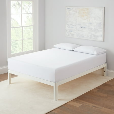 bed frame metal slat mainstays wood multiple sizes walmart