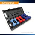 thumbnail image 4 of Marcy Neoprene Dumbbell Set (3 Pairs) with Carrying Case, 4 of 4