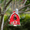 Red, variant on Bird Houses for Outside Resin Bird House Room Garden Courtyard Backyard Decor Handmade House