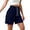 Dark Blue, variant on yillto Women‘s Shorts Summer High Waist Drawstring Cargo Shorts for Women Trendy Loose Sweatshorts