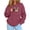 Brick Red, variant on Cat Hoodie With Pouch Puppy Kitten Dog Pet Carrier Sweatshirt Oversized Plus Size Zipper Pocket Fall Winter Pullover