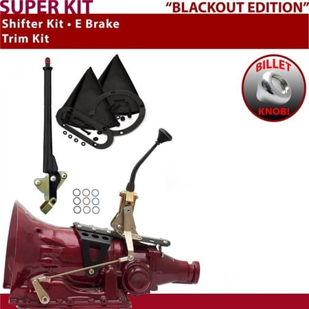 American Shifter 2004R Shifter Kit Black 8 in. E Brake Trim Kit for EE17B