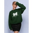 thumbnail image 2 of Butterfly Effect Rave Style Sweatshirt Women -Image by Shutterstock, Female Small, 2 of 4