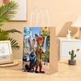 thumbnail image 5 of 12PCS Cartoon City Animal Themed Party Gift Bags with Handles, Kraft Paper Treat Bags for Kids Birthday Party, Candy Snack Favor Bags for Festivals and Celebrations, 5 of 5