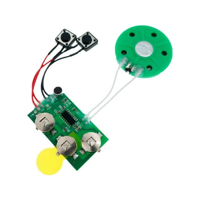Daily Mix Store DIY Greeting Card Chip Music Sound Module - Recordable 30 Second Voice Recording Device Chip for Christmas Cards, Boxes, Jewelry Boxes, Crafts