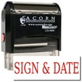 thumbnail image 1 of Large Self-Inking Sign & Date Stamp, 1 of 4
