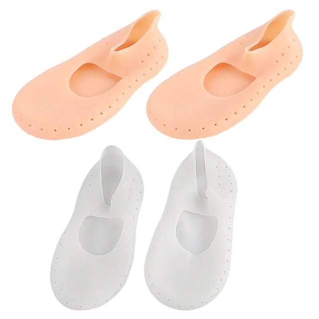 unbranded 2Par Calcetines Con Gel De Silicona Antideslizantes Y Hidratantes Para Pies