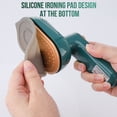 thumbnail image 6 of Rotary Garment Iron, Wet Dry Garment Ironing 2 in 1, Portable Handheld Steamer Iron, 170℃ High Temperature Steam, Titanium Panel for Clothes, Curtains, Sheets, Pillowcases, Green, 6 of 8