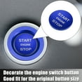 thumbnail image 3 of Unique Bargains Engine for Start Stop Button Cover Sticker Kit for Land for Rover Discovery 4 LR4 for Range for Rover Sport Blue, 3 of 6
