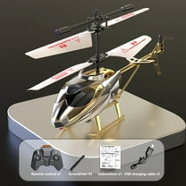 Giunmcul Festival Gift 3.5 Remote Control Helicopter USB Charging Crash Remote Control Aircraft Model Toys