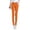 Orange, variant on HNMKIU Pants for Women Classic Solid Color Fit Tight Pencil Denim Jeans with Pockets Stretchy Trousers for Women Army Green,XXL