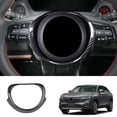 thumbnail image 2 of Para Vezel -v 2021 2022 Interior del coche de fibra de carbono volante anillo Panel cubierta decoración de embellecedor Fr, 2 of 5