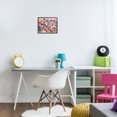 thumbnail image 4 of Stupell Industries Transitional Playful Urban Hearts Pattern Black Framed Giclee Art, 14 x 11, by LSR Design Studio, 4 of 8