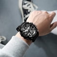 thumbnail image 3 of Blekon Collections Mens Analog Digital LED 30M Waterproof Outdoor Sport Watch Military Multifunction Casual Dual Display 12H/24H Stopwatch Calendar Wrist Watch, 3 of 5