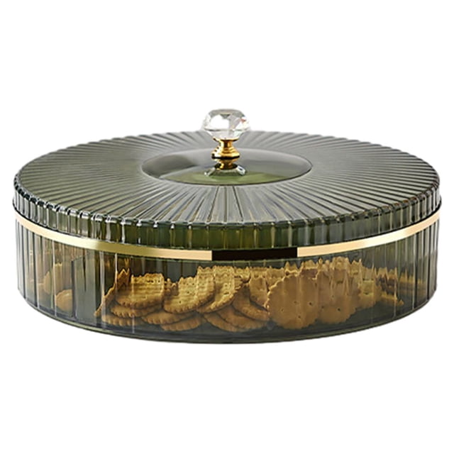 Inteprter Bandeja de de fruta de almacenamiento conveniente para una fácil limpieza y elegante caja de fruta fácil de limpiar segura Organizadores de utensilios de cocina verde