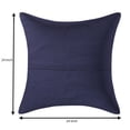 thumbnail image 2 of Stylo Culture Ethnic Vintage Patchwork Floral Decorative Throw Pillow Cover 24x24 Large Dark Blue Bohemian 60cm x 60cm Home Decor Cotton Abstract Square Cushion Cover | 1 Pc, 2 of 3