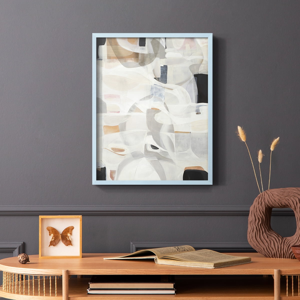 Windswept Framed Print - Solid Wood in Single Picture Frame Solid Wood 2 Framed Print