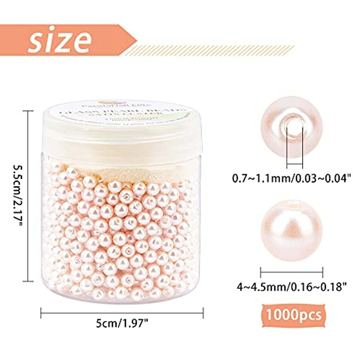  UUYYEO 1000 Pcs 4mm Round Faux Pearl Beads Sew on Pearls  Jewelry Making Pearl Beads Vase Filler Pearls Loose Spacer Beads with Holes  Black : Arts, Crafts & Sewing