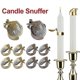 thumbnail image 1 of Automatic Candle Snuffer Fire Extinguisher Gold Silver Candle Flame Safely Wick Flame Extinguishing Clip Accessories, 1 of 4