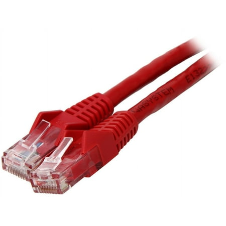 UPC: 0037332146113 | TRIPP LITE N201-002-RD 2 ft. Cat 6 Red Gigabit Snagless Molded Patch Cable