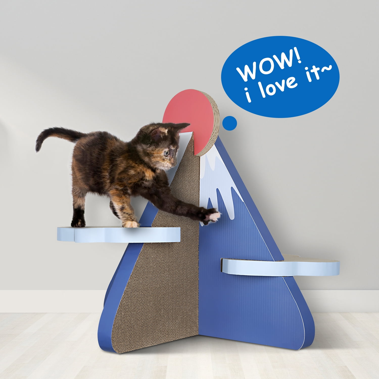 Pefilos 23" Cat Tree Tower for Indoor Cats with Rotatable Sisal Scratching Ball, Cat Scratcher Toy Furniture for Kittens, Green Pefilos 23" Cat Tree Tower for Indoor Cats with Rotatable Sisal Scratching Ball, Cat Scratcher Toy Furniture for Kittens, Green