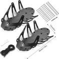 thumbnail image 5 of Zorvai Heavy Duty Polyethylene Lawn Aerating Shoes With Adjustable Straps Spiked Shoes For Secure Traction On Grass Wet Surfaces Gardens, 5 of 8
