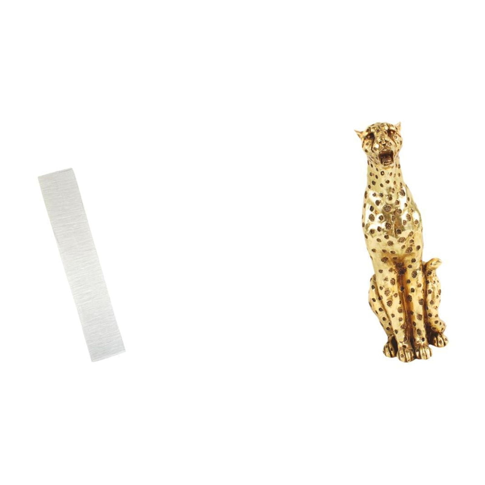 Floor Lamp Shade Cheetah Figurine Light Cover Artistic Paper Material Decorative for Living Room and Office