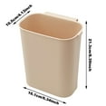 Lssam Small Trash Can Hanging Waste Under Kitchen Sink Plastic