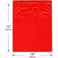 thumbnail image 2 of Plymor 10" x 12" (Pack of 200), Red 2 Mil Zipper Reclosable Plastic Bags, 2 of 4