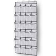 thumbnail image 1 of Organizador de zapatos sobre la puerta, zapatero colgante para puerta, soporte organizador de zapatos de gran capacidad (blanco-1 paquete), 1 of 5