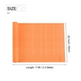 thumbnail image 2 of Uxcell Crepe Paper Roll Crepe Paper Decoration 7.5ft Long 20" Wide 	Light Orange, 2 of 5