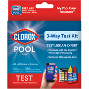 Clorox Pool&Spa 3-Way Test Kit pH, Chlorine, or Bromine 4.8 ounces
