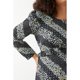 thumbnail image 3 of Dorothy Perkins - Vestido Midi Floral de Manga Larga para Mujer (Negro, Azul), 3 of 5