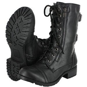 SODA - Soda Dome Mid Calf Height Women's Military / Combat Boots ...