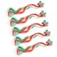 thumbnail image 5 of Clip para extensiones de cabello navideñas, 5 piezas Extensiones de cabello navideñas Extensiones de cabello coloreadas Extensiones de cabello con clip Probadas y confiables, 5 of 12