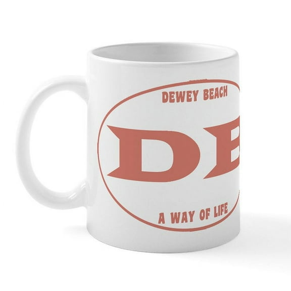 CafePress - Dewey Beach Euro Mug - 11 oz Ceramic Mug - Novelty Coffee Tea Cup
