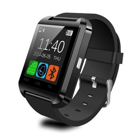 Amazingforless Black Bluetooth Smart Wrist Watch Phone mate for Android Samsung HTC LG Touch