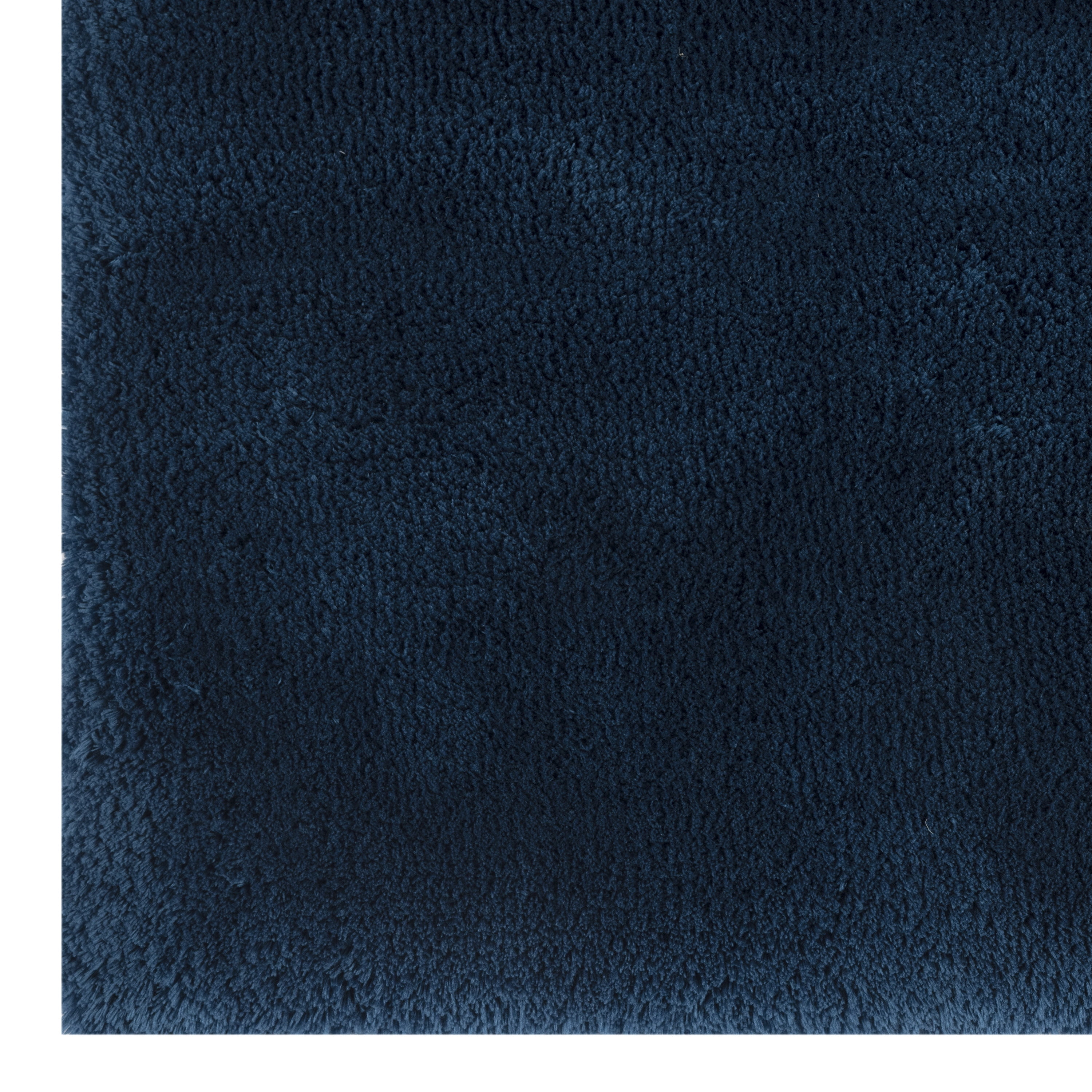 Hotel Style Blue Micro-Polyester Bath Runner, 24 in x 60 in, 1 Count